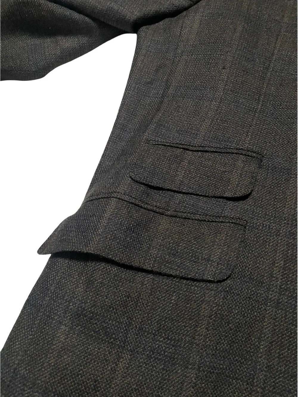 Burberry London Blazer Mens 46 R Wool Sport Coat Jacket 2 Button Windowpane